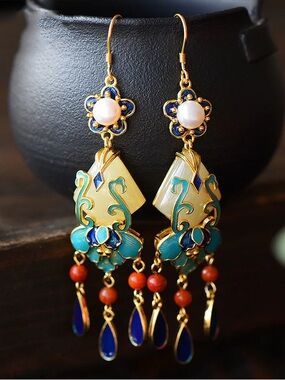 Rosalin 925 Silver Danglers